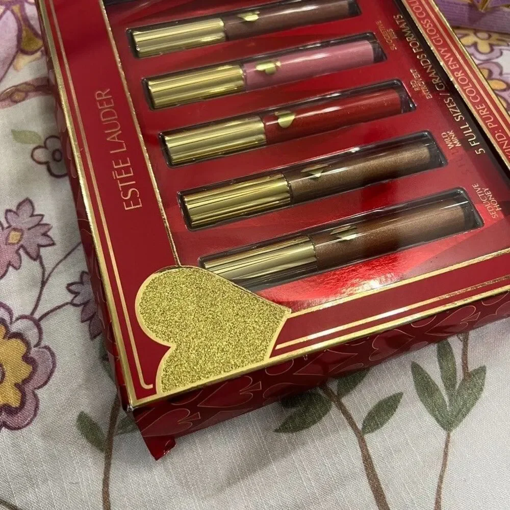 Estée Lauder 5 Of A Kind: Pure Color Envy Gloss Collection Set New In Box